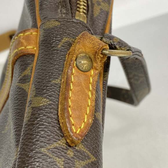 Louis Vuitton Monogram Flap Shoulder Bag in Brown - E-SEVEN  LOUIS VUITTON Brown Monogram Shoulder Bag